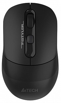 Мышь A4TECH Fstyler FB10C, оптическая, беспроводная, черный