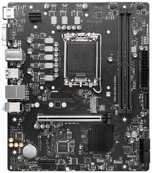 Материнская плата MSI PRO H610M-E, DDR4, LGA 1700, Intel H610, mATX