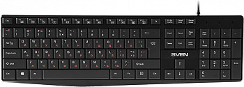 Клавиатура проводная SVEN KB-S305, USB, черный