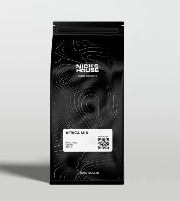 Кофе в зернах NICKS HOUSE "AFRICA MIX", 1 кг