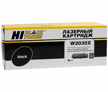 Картридж Hi-Black (HB-W2030X) для HP Color LaserJet Pro M454dn/M479dw, №415X, Bk, 7,5K, с чипом