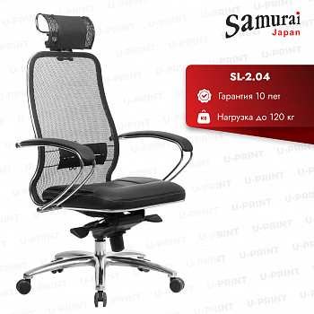 Офисное кресло Metta Samurai SL-2.04 Infinity Easy Clean, черный