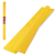 Цветная бумага КРЕПИРОВАННАЯ BRAUBERG, ПЛОТНАЯ, растяжение до 45%, 32г/м, рулон,желт,50*250см,126529