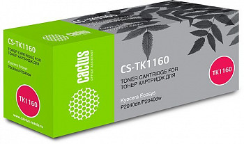Картридж Cactus CS-TK1160, TK-1160, черный / CS-TK1160