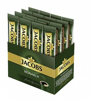 Кофе растворимый Jacobs Monarch, сублимированный, 1.8г