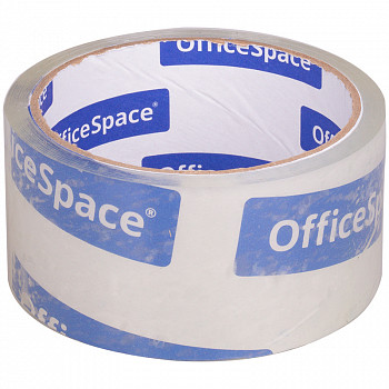 Клейкая лента упаковочная OfficeSpace, 48мм*40м, 38мкм, крист. чистая, КЛ_4290