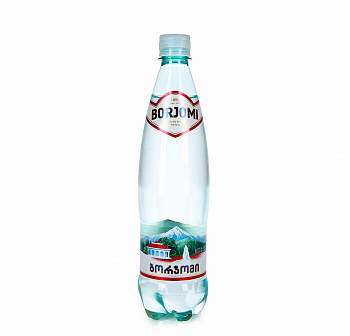 Вода минеральная газированная BORJOMI (Боржоми) 0,75 л ПЭТ