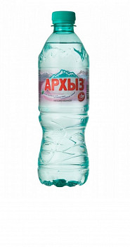 Вода минеральная негазированная Архыз 0,5 л ПЭТ