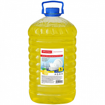 Средство для мытья посуды OfficeClean Professional "Лимон", ПЭТ, 5л 246162/П