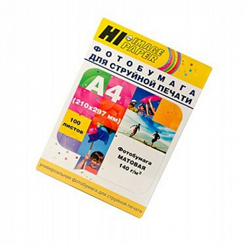 Фотобумага Hi-Image Paper матовая односторонняя, 10x15 см, 140 г/м2, 50 л.