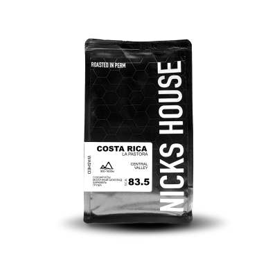 Кофе в зернах NICKS HOUSE "COSTA RICA LA PASTORA", 1 кг