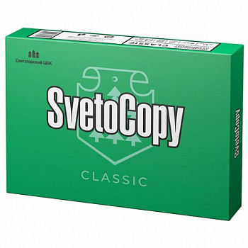 Бумага А4, 80 г/м2, 500 л., SVETOCOPY CLASSIC, класс С, 146% (CIE)
