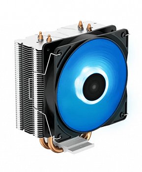 Устройство охлаждения (кулер) DEEPCOOL GAMMAXX 400 V2 Blue
