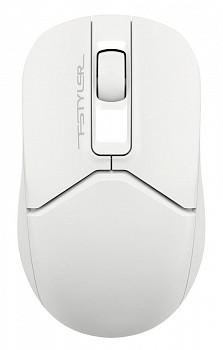 Мышь A4TECH Fstyler FG12S, оптическая, беспроводная, белый
