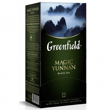 Чай черный Greenfield "MAGIC YUNNAN" 2г*25пак. с черносливом