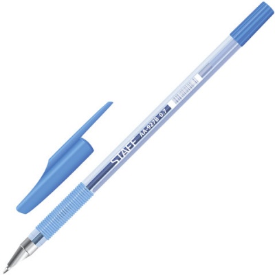 Ручка шариковая STAFF AA-927, синяя, 0,7 мм, линия 0,35 мм, BP105