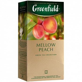 Чай Greenfield "Mellow Peach", 25 фольг. пакетиков по 1,8г 1389-10