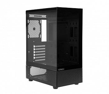 Корпус Formula Crystal Z1 черный без БП ATX 2xUSB2.0 1xUSB3.0 audio bott PSU