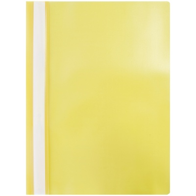 Папка-скоросшиватель пластик. OfficeSpace, А4, 120мкм, желтая с прозр. верхом Fms16-2_11688