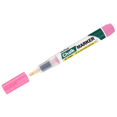 Маркер меловой MunHwa "Chalk Marker" розовый, 3мм, пакет CM-10