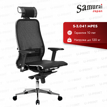 Офисное кресло Metta Samurai S-3.041 MPES, черный плюс